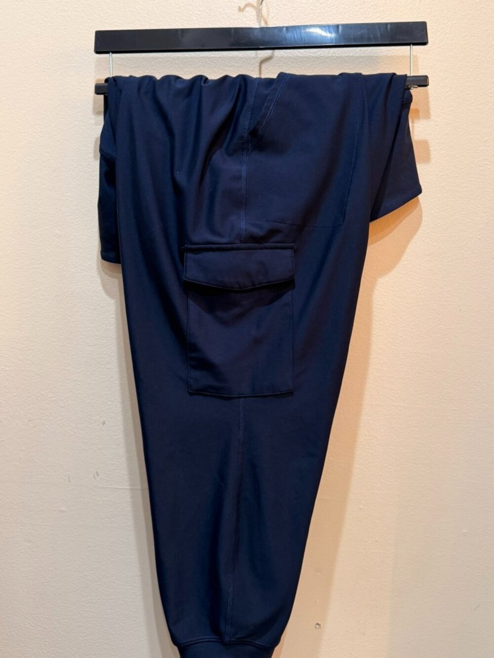 Old Navy Active PowerSoft Navy Cargo Joggers XL Petite